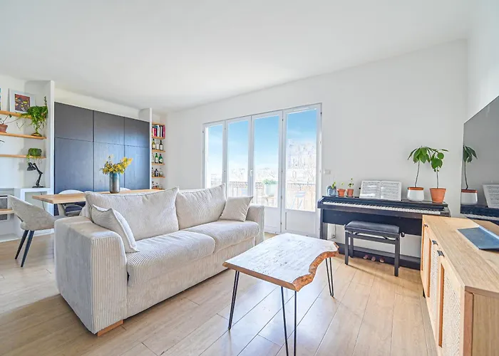 Vue Tour Eiffel / Sacre-coeur Lägenhet